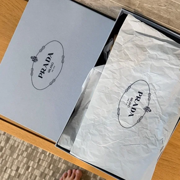 Prada PADDED LEATHER SANDALS / Nappa Double Strap Tan Sandals / IT 38 Camel - Picture 16 of 16